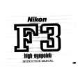 NIKON F3 Owners Manual