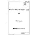 NIKON AF ZOOM-NIKKOR 24-50MM F/3.3-4.5D Service Manual